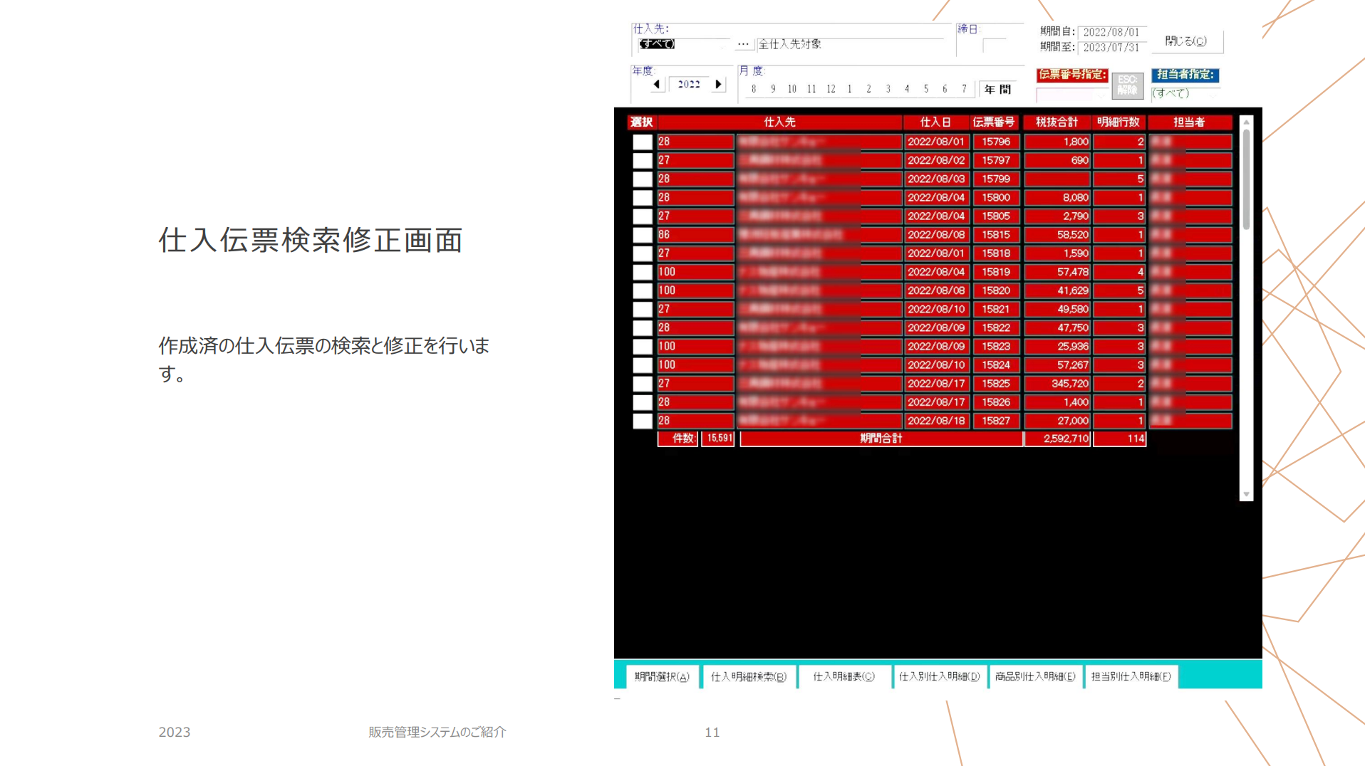 販売管理システムのご紹介
