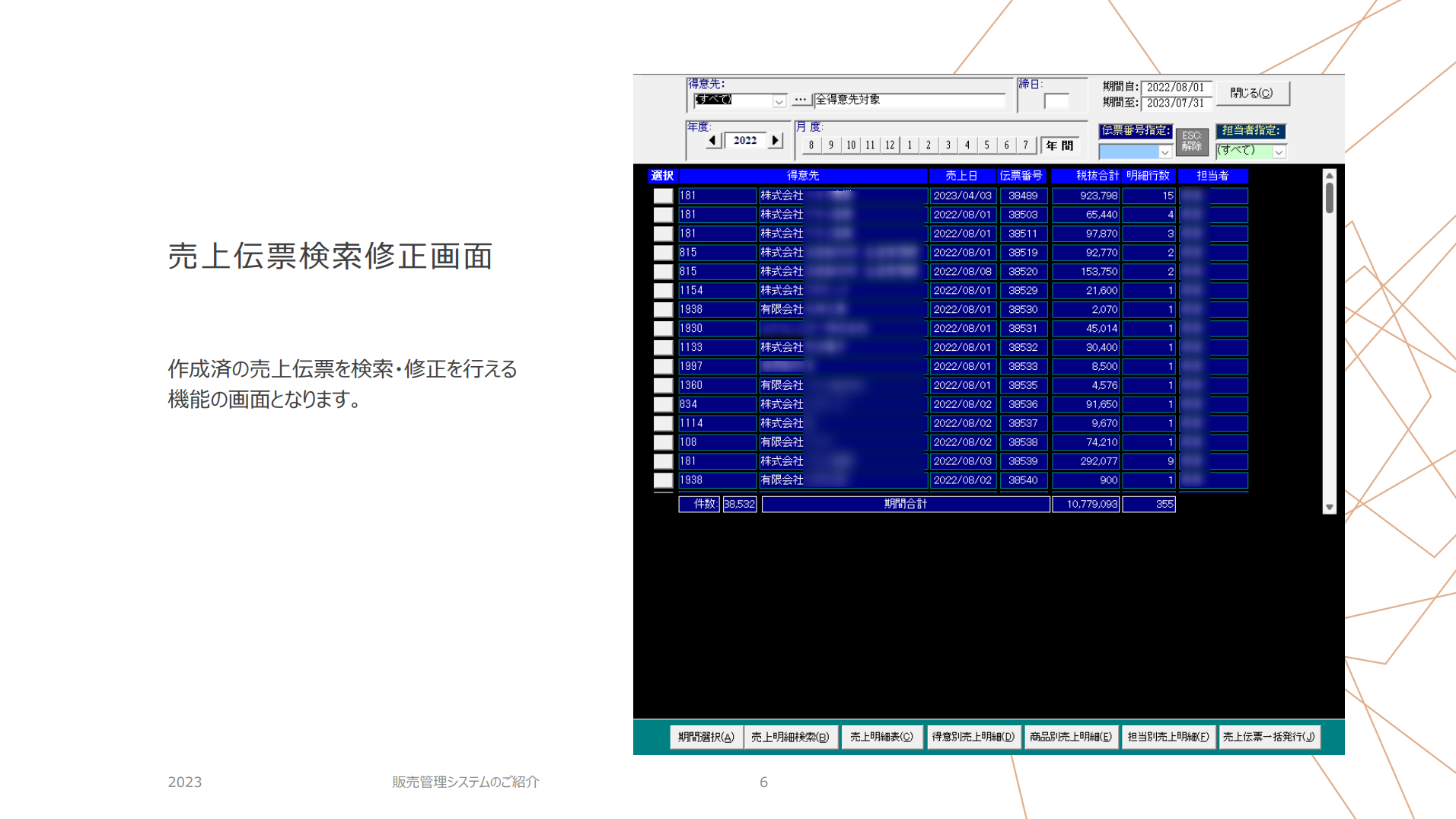 販売管理システムのご紹介